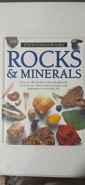 Eyewitness Books Rocks and Minerals Hard Back Book 1988 Children's Science VG